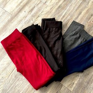 Multiple pairs for fleece lined leggings